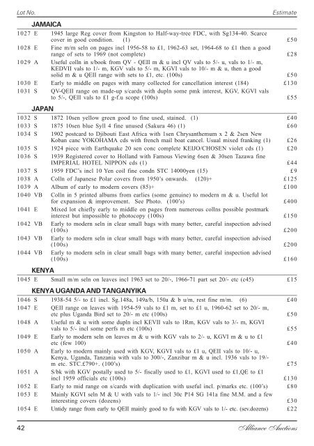 Alliance Auctions