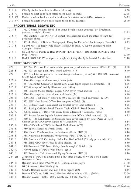 Alliance Auctions