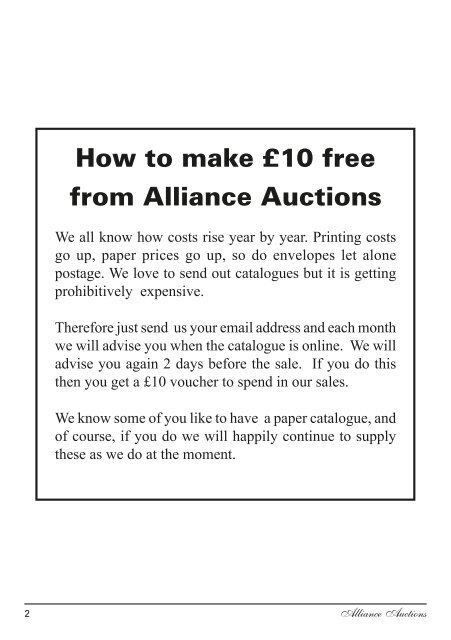 Alliance Auctions