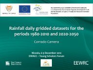 Rainfall daily gridded datasets for the periods 1980-2010 and 2020-2050