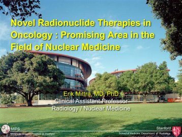 Oncology  Promising Area in the Field of Nuclear Medicine