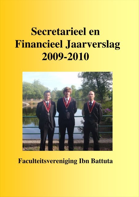 Secretarieel en Financieel Jaarverslag 2009-2010