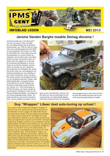 Infoblad Mei 2013 - IPMS Gent