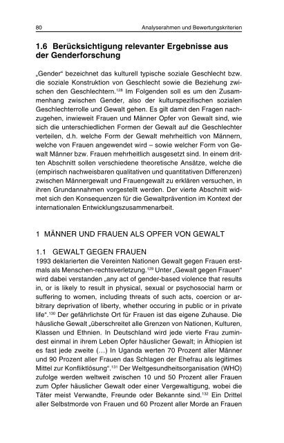 Gewalt und Gewaltprävention - Gtz