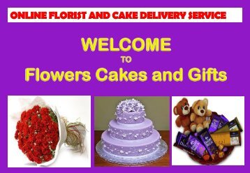 Online Florist And Cake Delivery Service
