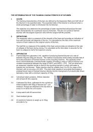 Method 2. Determining Foam Characteristics of ... - Asphalt Academy