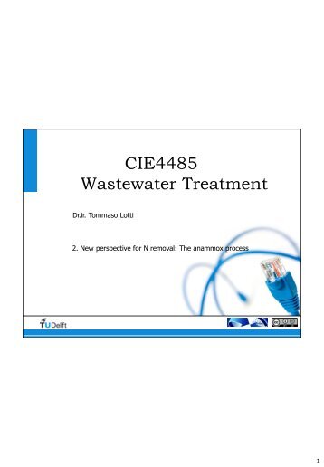 CIE4485 Wastewater Treatment