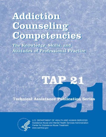 ADDICTION COUNSELING COMPETENCIES