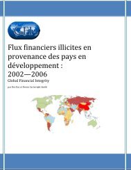 Flux financiers illicites en provenance des pays en développement