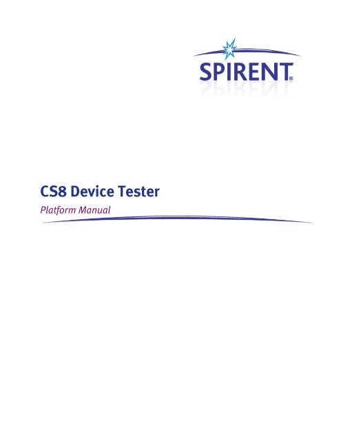 CS8 Device Tester