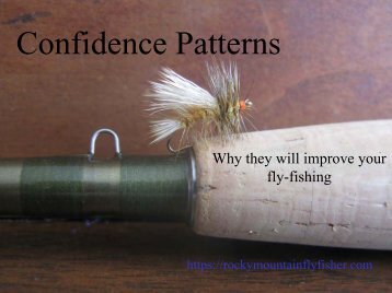 Confidence Patterns - Rocky Mountain Fly Fisher