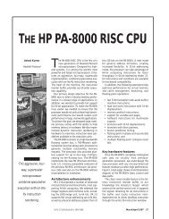 THE HP PA-8000 RISC CPU