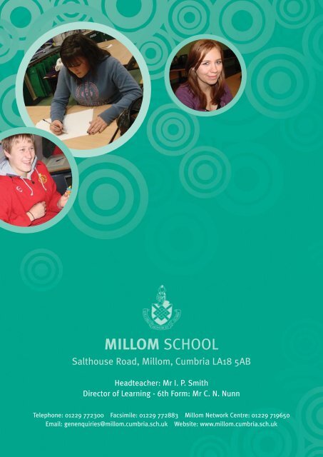 Millom School 6th Form Prospectus