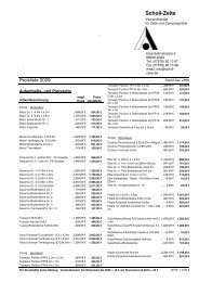 Preisliste VK - Scholl-Zelte