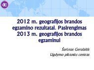 Pirmojo geografijos valstybinis brandos egzamino rezultatai ...