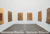 Jahresbericht 2009 - Kunstmuseum Winterthur