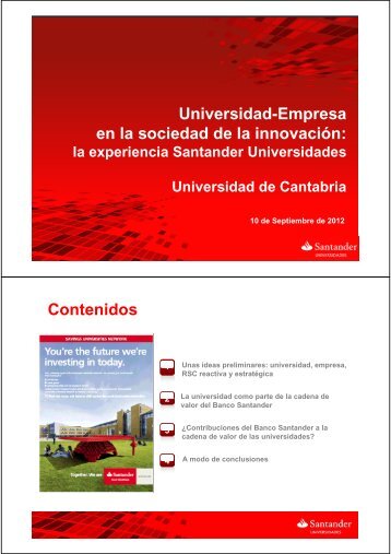 División Global Santander Universidades