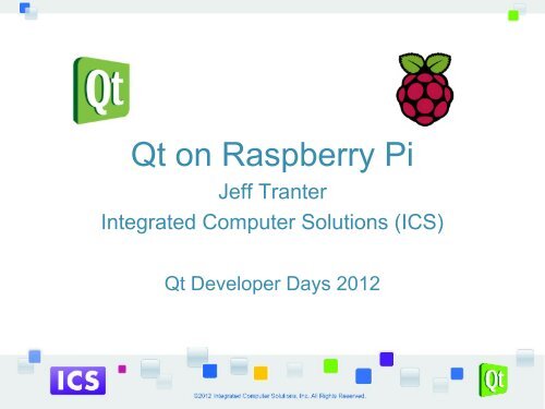 Qt on Raspberry Pi