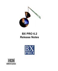 BX PRO 6.2 Release Notes