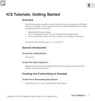 Tutorial One - Getting Started - Integrated Computer Solutions