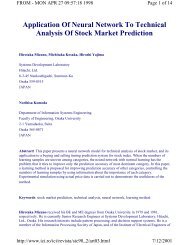 Application Of Neural Network To Technical Analysis Of Stock Market Prediction