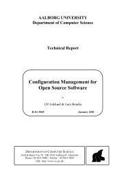 Configuration Management for Open Source Software