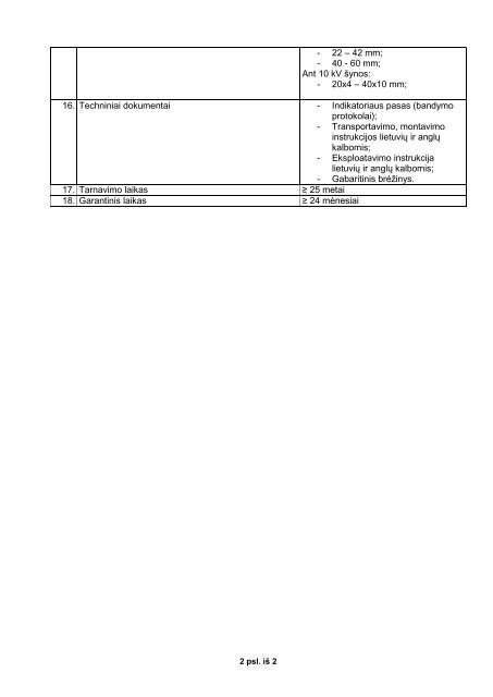 Savaime atsistatantis 10 kV trumpojo jungimo indikatorius - Lesto