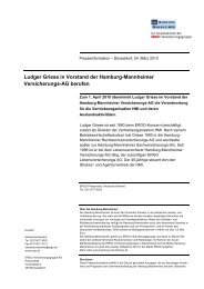 Ludger Griese in Vorstand der Hamburg-Mannheimer - Ergo