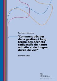 Rapport Conférence citoyenne organisé par FRB - Plan Déchets