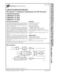 LMX2315/LMX2320/LMX2325