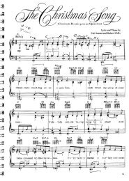 The Christmas Song - Free Piano Sheet Music by WrittenMelodies ...