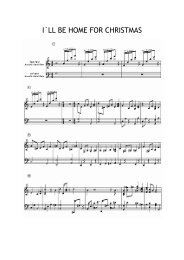 I`LL BE HOME FOR CHRISTMAS - Free Piano Sheet Music by ...