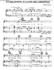 It's Beginning To Look Like Christmas - Free Piano Sheet Music by ...