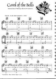 Carol Of The Bells - Free Piano Sheet Music by WrittenMelodies.com