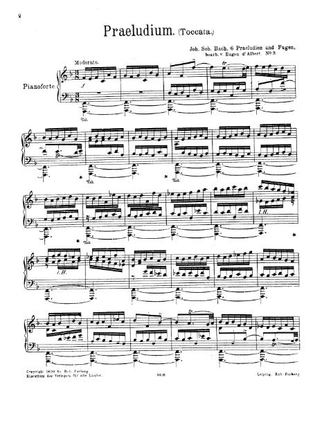 Albert - Prelude and Fugue in F Major - Free Piano Sheet Music by ...