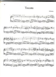 Toccata - Free Piano Sheet Music by WrittenMelodies.com