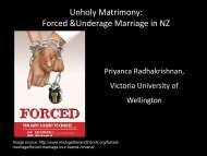 Forced &Underage Marriage in NZ