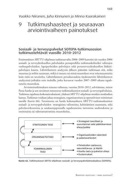 Rakenteet muuttuvat – mihin suuntaan?