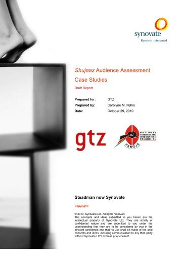 Shujaaz Audience Assessment Case Studies