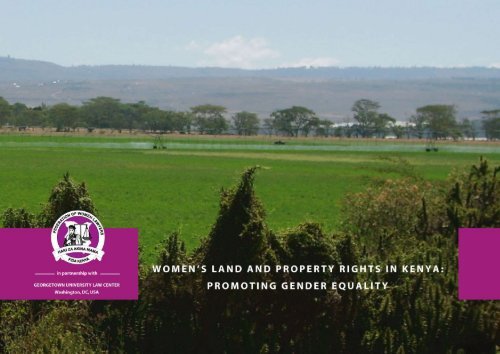 Women Land and Property Rights in Kenya - FIDA Kenya