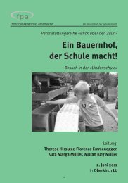 Ein Bauernhof der Schule macht!