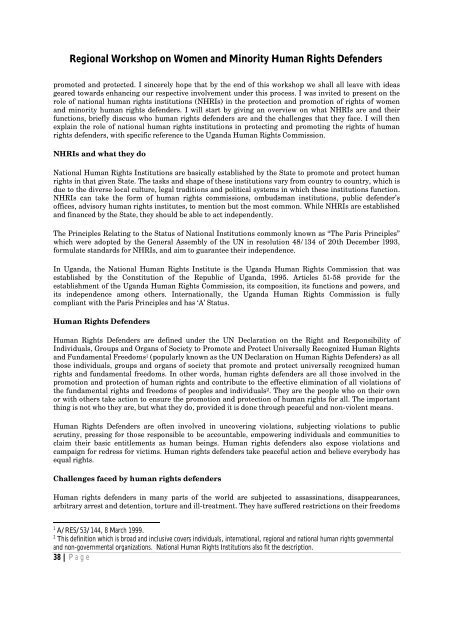 Table of Contents - East and Horn of Africa Human Rights ...
