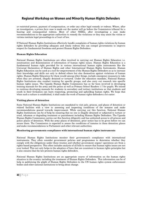 Table of Contents - East and Horn of Africa Human Rights ...
