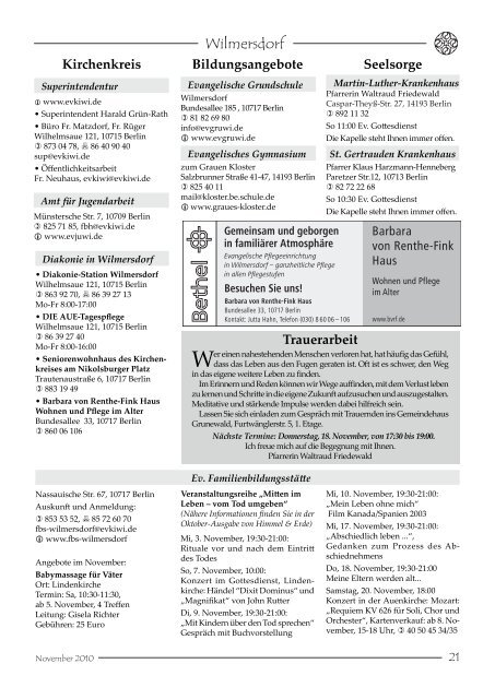 Das vergessene Gebot - Ev. Grunewald-Gemeinde