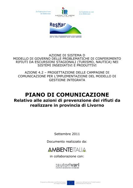 PIANO DI COMUNICAZIONE