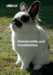 Kleintierställe und Hundehütten - DOBAR Trading GmbH