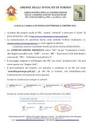 ORDINE DEGLI AVVOCATI DI TORINO