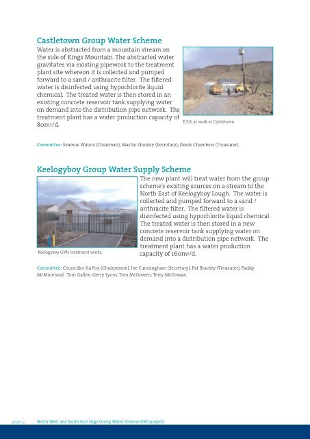 Castletown Group Water Scheme - Sligo County Council