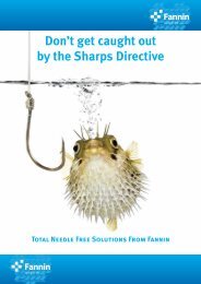 Don’t get caught out by the Sharps Directive