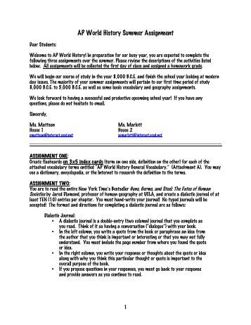 Global history homework help